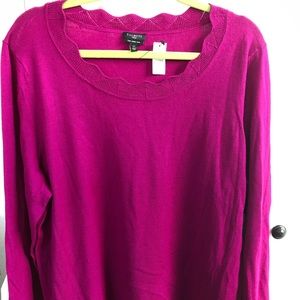 ❌SOLD❌NWT Talbots Scalloped Neckline